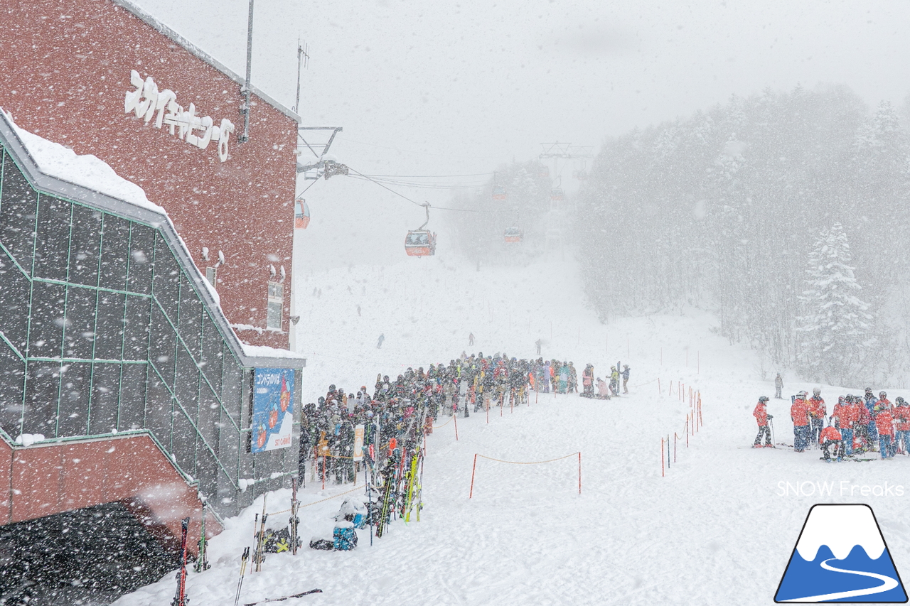 札幌国際スキー場｜只今『積雪』＆『滑走可能エリア』全国No.1！積雪 100cm、ほぼ全コース滑走可能。一気に厳冬期到来のKOKUSAI(^^)/